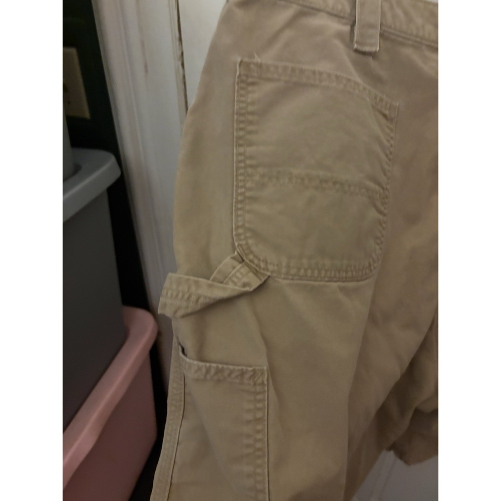 Carhartt B147 Original Fit Cargo Shorts Khaki Men's Size 46 Cotton Work - Picture 5 of 7